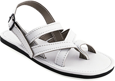 

Paduki Men White Flats