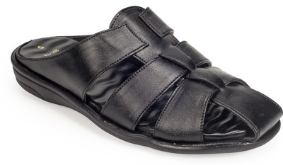 

Rajdoot Men Black Sandals