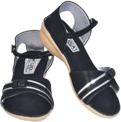 

Luca Fashion Girls Sports Sandals(Black