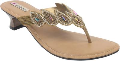 Indulgence Women Antiquegold Heels