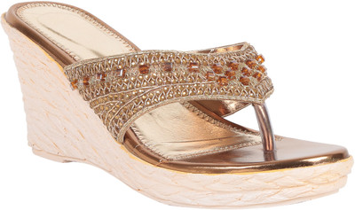Adorn Women Brown Wedges