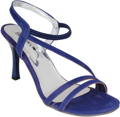 

Bellafoz Women Blue Heels