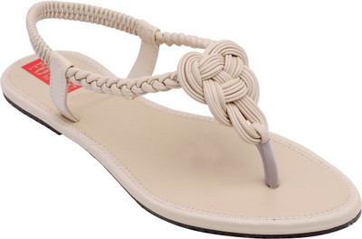 Footrendz Women Beige Flats