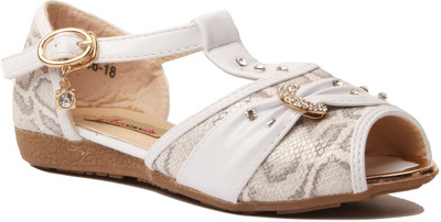 

Foot Candy Girls Sports Sandals(White