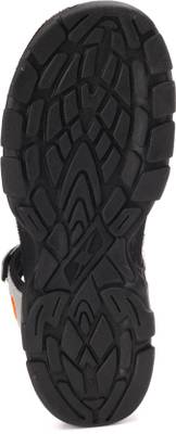 Sparx Men Grey Orange Sports Sandals