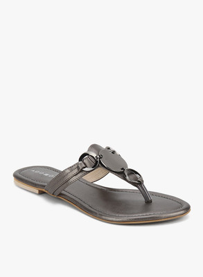 

Addons Women Gunmetal Flats