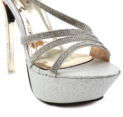 

Shuberry Women Silver Heels