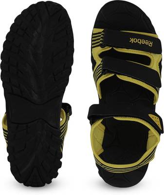 Reebok Men BLACK/YELLOW Sports Sandals
