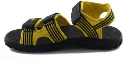 Reebok Men BLACK/YELLOW Sports Sandals