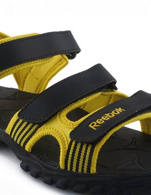 Reebok Men BLACK/YELLOW Sports Sandals