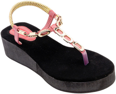 

Footrendz Women Peach Wedges