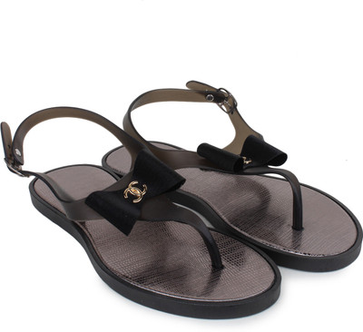

London Steps Women Black Flats