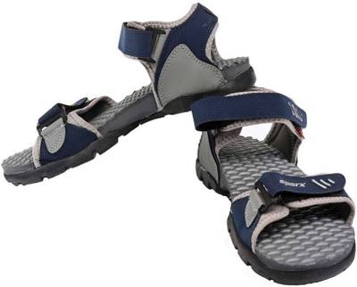 Sparx Men Navy Blue Grey Sandals