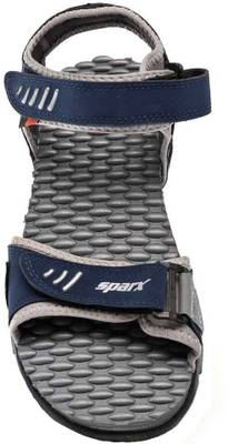 Sparx Men Navy Blue Grey Sandals