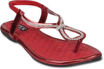 

TEN Women Red Flats