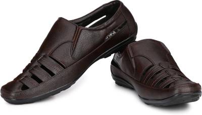 HNT Men Tan Sandals