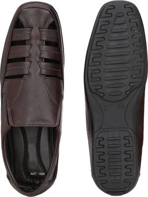 HNT Men Tan Sandals
