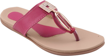 

Adorn Women Pink And Beige Flats