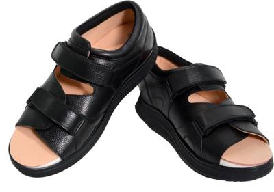 Mediconfort Men Black Sandals