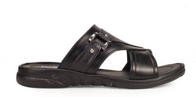 Khadim's Men Black Sandals