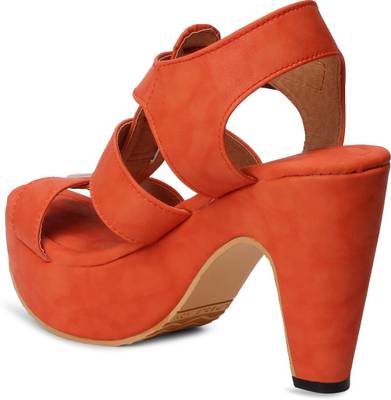 Meriggiare Women Orange Heels
