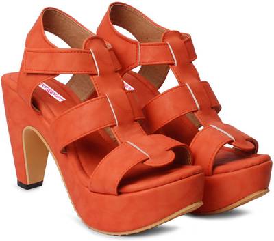 Meriggiare Women Orange Heels