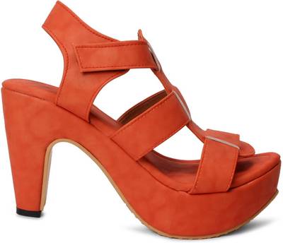 Meriggiare Women Orange Heels