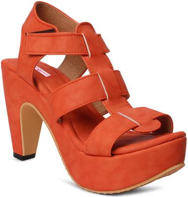 Meriggiare Women Orange Heels