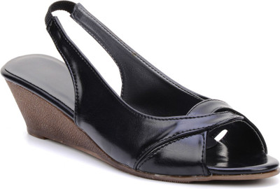 

Bruno Manetti Women Black Wedges