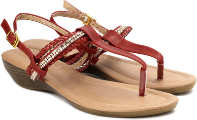 

Lavie Women Red Flats