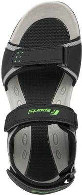 Fsports Men Black Fluorescent Green Sandals