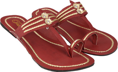 

Jade Women Maroon Flats