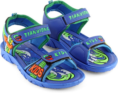 

DeVEE Boys Sports Sandals(Blue, Blue-green