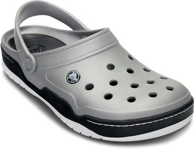 

Crocs Men Silver Clogs