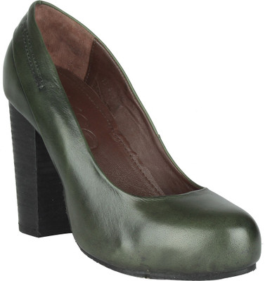 

Salt N Pepper Women Green Heels