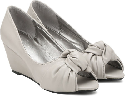 

MFT Couture Women Grey Wedges
