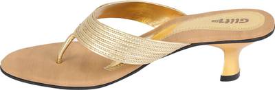 Glitz Women Gold Heels