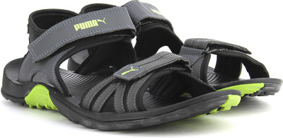 

Puma Men black-dark shadow-lime punch Sports Sandals