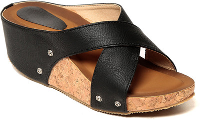 

Adorn Women Black Wedges