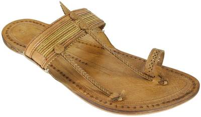 eKolhapuri Men Yellow Sandals