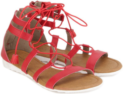 Chemistry Women Red Flats