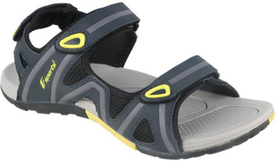 

Fsports Men Navy Fluorescent Yellow Sandals