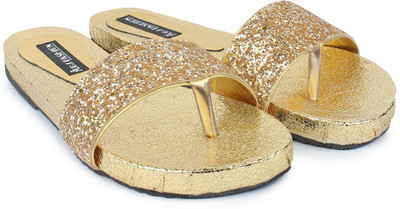 

ABJ Fashion Women Gold Flats