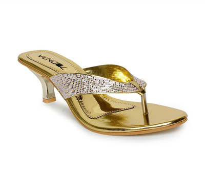 

Vendoz Women Golden Heels