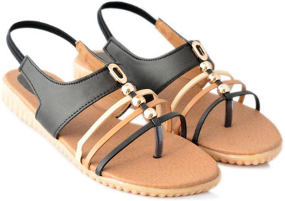 

With The Fashion Women BLACK Flats
