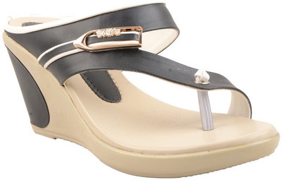 

Adorn Women Black Wedges
