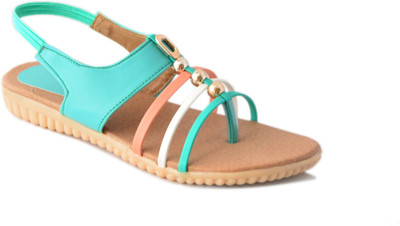 

Myra Women Turquoise Flats