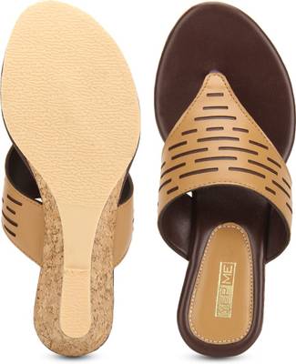 Yepme Women Beige &amp; Brown Heels