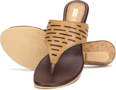 Yepme Women Beige &amp; Brown Heels