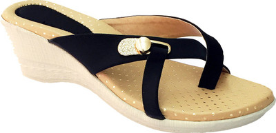 

With The Fashion Women BLACK Wedges
